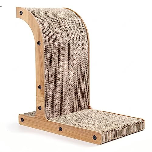 Katzenkratzer, Kratzunterlage aus Pappe, Lounge-Bett, Katzenminze, Mehrere Kratzwinkel, Hochwertige Pappe und Konstruktion,E Katzenkratzer, Kratzunterlage aus Pappe, Lounge-Bett, Katzenminze, Mehrere Kratzwinkel, Hochwertige Pappe und Konstruktion,E von NIBHZ