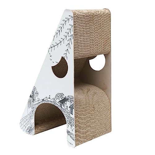 Katzenkratzkarton, Kombinierte Katzenkratzpads, Gewellte, Wendbare Katzenkratzpads für Zimmerkatzen und Kätzchen,U Katzenkratzkarton, Kombinierte Katzenkratzpads, Gewellte, Wendbare Katzenkratzpads für Zimmerkatzen und Kätzchen,U von NIBHZ