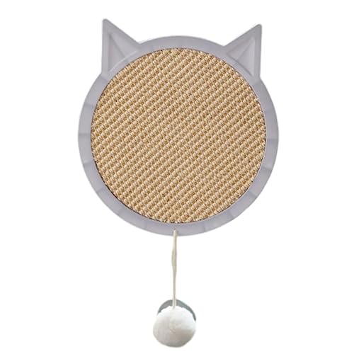 Katzenkratzspielzeug, Katzenkratzer, Kratzunterlage mit Ball, Katzenspielzeug, Kratzunterlage, Katzenkratzspielzeug, Post-Pad, Interaktives Trainings- und Übungsspielspielzeug mit Ball,Grey Katzenkratzspielzeug, Katzenkratzer, Kratzunterlage mit Ball, Katzenspielzeug, Kratzunterlage, Katzenkratzspielzeug, Post-Pad, Interaktives Trainings- und Übungsspielspielzeug mit Ball,Grey von NIBHZ