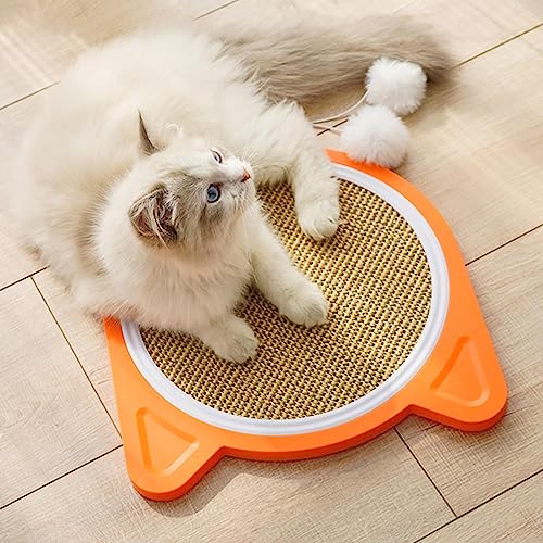 Katzenkratzspielzeug, Katzenkratzer, Kratzunterlage mit Ball, Katzenspielzeug, Kratzunterlage, Katzenkratzspielzeug, Post-Pad, Interaktives Trainings- und Übungsspielspielzeug mit Ball,Orange Katzenkratzspielzeug, Katzenkratzer, Kratzunterlage mit Ball, Katzenspielzeug, Kratzunterlage, Katzenkratzspielzeug, Post-Pad, Interaktives Trainings- und Übungsspielspielzeug mit Ball,Orange von NIBHZ