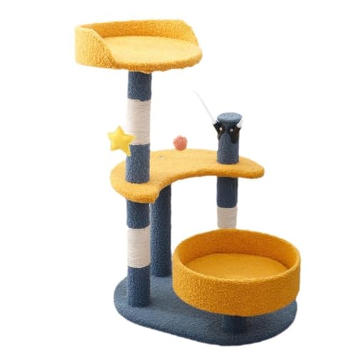 Katzenspielzeug Heimtierbedarf Xingyue Katzenklettergerüst Katzennest Integrierter Pfosten Kratzbrett,E Katzenspielzeug Heimtierbedarf Xingyue Katzenklettergerüst Katzennest Integrierter Pfosten Kratzbrett,E von NIBHZ
