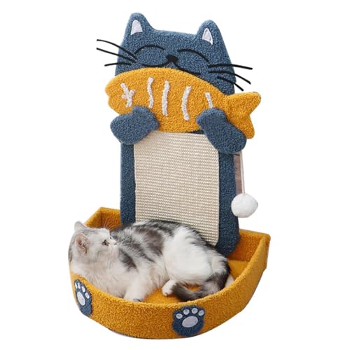 Sisal-Katzenklettergerüst, Katzenkratzbaum, Krallenschärfer, Katzenkratzbrett Vertikal an Der Wand Montiert, Verschleißfestes Katzenspielzeug, Heimtierbedarf,B Sisal-Katzenklettergerüst, Katzenkratzbaum, Krallenschärfer, Katzenkratzbrett Vertikal an Der Wand Montiert, Verschleißfestes Katzenspielzeug, Heimtierbedarf,B von NIBHZ