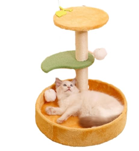 Sisal-Katzenkratzbrett, Katzennest, Integrierte Vertikale Katzensäule, Hanfseil, Verschleißfestes, Nicht Fusselndes Spielzeug, Nicht Besetzendes Haustierbedarf,B von NIBHZ