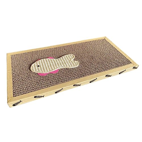 Splicing Cat Scratch Pad: Katzenkratzer für Hauskatzen, Katzenkratzer aus Pappe, Katzenkratzbrett, Katzenkratzbaum für Hauskatzen, Premium Scratch von Katzen,E von NIBHZ