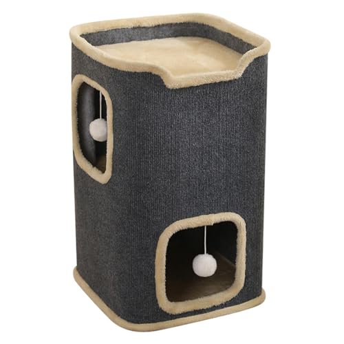 Winter-Katzenbett, Vier Jahreszeiten, Warm, Halbgeschlossenes Katzenkratzbrett, Katzenbett, All-in-One-Katzenhaus, Katzenhaustierbedarf, Katzenspielzeug,B Winter-Katzenbett, Vier Jahreszeiten, Warm, Halbgeschlossenes Katzenkratzbrett, Katzenbett, All-in-One-Katzenhaus, Katzenhaustierbedarf, Katzenspielzeug,B von NIBHZ
