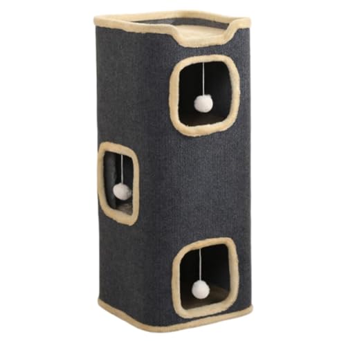Winter-Katzenbett, Vier Jahreszeiten, Warm, Halbgeschlossenes Katzenkratzbrett, Katzenbett, All-in-One-Katzenhaus, Katzenhaustierbedarf, Katzenspielzeug,C Winter-Katzenbett, Vier Jahreszeiten, Warm, Halbgeschlossenes Katzenkratzbrett, Katzenbett, All-in-One-Katzenhaus, Katzenhaustierbedarf, Katzenspielzeug,C von NIBHZ