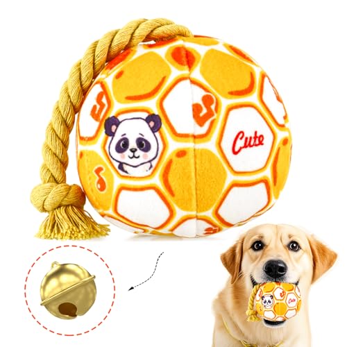 NICECHEF Interaktives Hundespielzeug, quietschendes Hundespielzeug mit interaktivem Hundeball, Kauspielzeug für kleine, mittelgroße und große Hunde, um sie mit dem Springen zu beschäftigen NICECHEF Interaktives Hundespielzeug, quietschendes Hundespielzeug mit interaktivem Hundeball, Kauspielzeug für kleine, mittelgroße und große Hunde, um sie mit dem Springen zu beschäftigen von NICECHEF