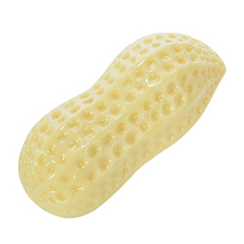 NICERAM Dog Squeaky Chew Toys Unzerstörbare Hundebissspielzeuge für Aggressive Kauer Interaktives Haustier-Zähne-Reinigungsspielzeug Erdnuss-Hundespielzeug mit Milchgeschmack für das Training NICERAM Dog Squeaky Chew Toys Unzerstörbare Hundebissspielzeuge für Aggressive Kauer Interaktives Haustier-Zähne-Reinigungsspielzeug Erdnuss-Hundespielzeug mit Milchgeschmack für das Training von NICERAM