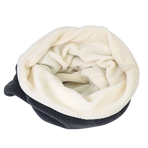 NICERAM Katzenbetten für Innenkatzen Tasche | Katzenschlafsack Korallenvlies Katzenhöhle,Pet Cuddle Zone Covered Hide Hood, das gemütliches, weiches, langlebiges, waschbares, rutschfestes Katzenbett von NICERAM