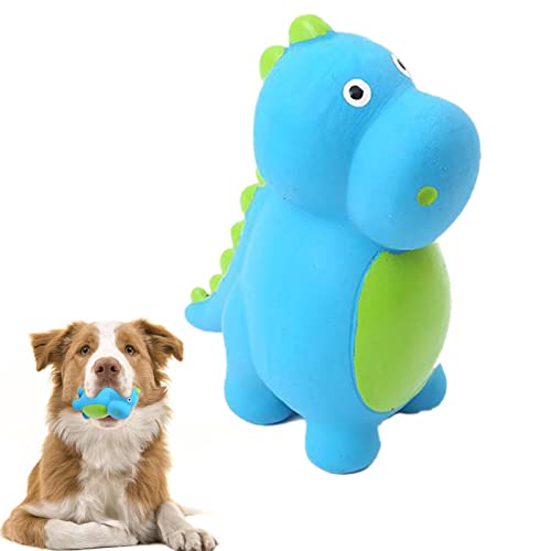NICERAM Kauspielzeug für Haustiere - Squeeze Dinosaurier-Spielzeug für Hunde - Langlebiges und waschbares Beißspielzeug für Haustiere gegen Langeweile von NICERAM