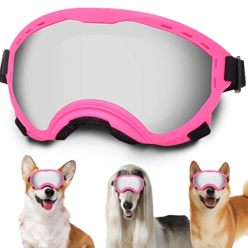 Hundebrille mit verstellbarem Band, UV-Schutz, windgeschützte Welpen-Sonnenbrille Ideal zum Schutz der Hundeaugen – Weiche, Bequeme Hundebrille Hundebrille mit verstellbarem Band, UV-Schutz, windgeschützte Welpen-Sonnenbrille Ideal zum Schutz der Hundeaugen – Weiche, Bequeme Hundebrille von NICERINC PET