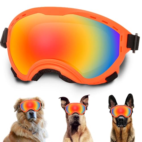 Hundebrille mit verstellbarem Band, UV-Schutz, windgeschützte Welpen-Sonnenbrille Ideal zum Schutz der Hundeaugen – Weiche, Bequeme Hundebrille Hundebrille mit verstellbarem Band, UV-Schutz, windgeschützte Welpen-Sonnenbrille Ideal zum Schutz der Hundeaugen – Weiche, Bequeme Hundebrille von NICERINC PET