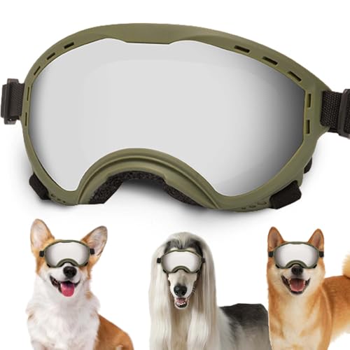 Hundebrille mit verstellbarem Band, UV-Schutz, windgeschützte Welpen-Sonnenbrille Ideal zum Schutz der Hundeaugen – Weiche, Bequeme Hundebrille Hundebrille mit verstellbarem Band, UV-Schutz, windgeschützte Welpen-Sonnenbrille Ideal zum Schutz der Hundeaugen – Weiche, Bequeme Hundebrille von NICERINC PET