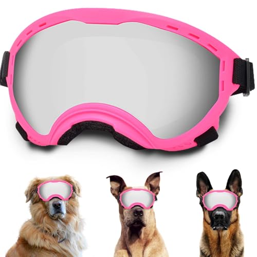 Hundebrille mit verstellbarem Band, UV-Schutz, windgeschützte Welpen-Sonnenbrille Ideal zum Schutz der Hundeaugen – Weiche, Bequeme Hundebrille Hundebrille mit verstellbarem Band, UV-Schutz, windgeschützte Welpen-Sonnenbrille Ideal zum Schutz der Hundeaugen – Weiche, Bequeme Hundebrille von NICERINC PET