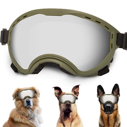 Hundebrille mit verstellbarem Band, UV-Schutz, windgeschützte Welpen-Sonnenbrille Ideal zum Schutz der Hundeaugen – Weiche, Bequeme Hundebrille Hundebrille mit verstellbarem Band, UV-Schutz, windgeschützte Welpen-Sonnenbrille Ideal zum Schutz der Hundeaugen – Weiche, Bequeme Hundebrille von NICERINC PET