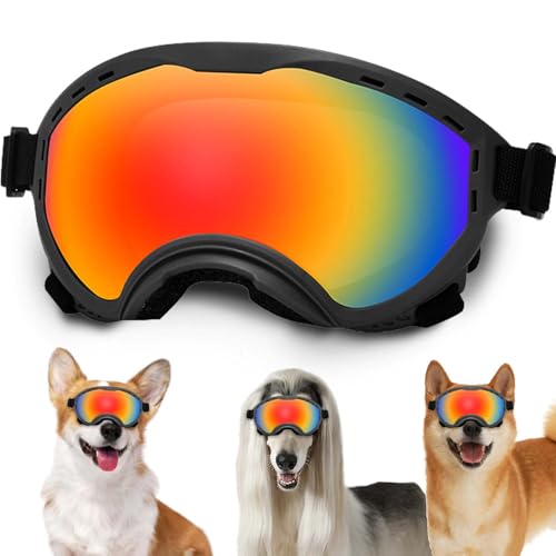 Hundebrille mit verstellbarem Band, UV-Schutz, windgeschützte Welpen-Sonnenbrille Ideal zum Schutz der Hundeaugen – Weiche, Bequeme Hundebrille Hundebrille mit verstellbarem Band, UV-Schutz, windgeschützte Welpen-Sonnenbrille Ideal zum Schutz der Hundeaugen – Weiche, Bequeme Hundebrille von NICERINC PET