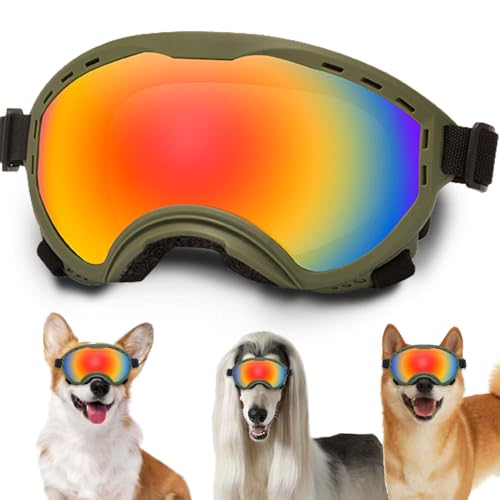 Hundebrille mit verstellbarem Band, UV-Schutz, windgeschützte Welpen-Sonnenbrille Ideal zum Schutz der Hundeaugen – Weiche, Bequeme Hundebrille Hundebrille mit verstellbarem Band, UV-Schutz, windgeschützte Welpen-Sonnenbrille Ideal zum Schutz der Hundeaugen – Weiche, Bequeme Hundebrille von NICERINC PET