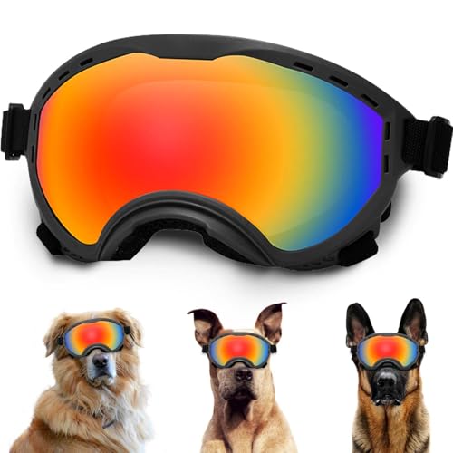 Hundebrille mit verstellbarem Band, UV-Schutz, windgeschützte Welpen-Sonnenbrille Ideal zum Schutz der Hundeaugen – Weiche, Bequeme Hundebrille Hundebrille mit verstellbarem Band, UV-Schutz, windgeschützte Welpen-Sonnenbrille Ideal zum Schutz der Hundeaugen – Weiche, Bequeme Hundebrille von NICERINC PET