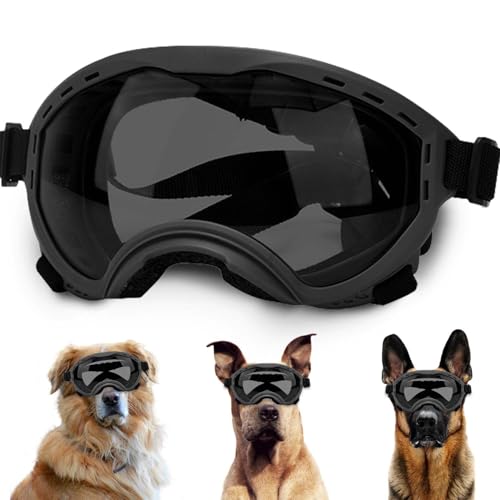 Hundebrille mit verstellbarem Band, UV-Schutz, windgeschützte Welpen-Sonnenbrille Ideal zum Schutz der Hundeaugen – Weiche, Bequeme Hundebrille Hundebrille mit verstellbarem Band, UV-Schutz, windgeschützte Welpen-Sonnenbrille Ideal zum Schutz der Hundeaugen – Weiche, Bequeme Hundebrille von NICERINC PET