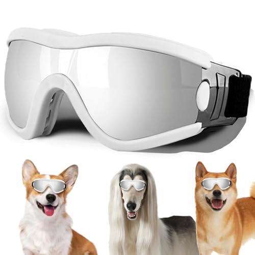 Mittlere Hundesonnenbrille mit verstellbarem Band, UV-Schutz, Winddichte Hundebrille, geeignet zum Schutz der Hundeaugen, weiche Hundebrille Mittlere Hundesonnenbrille mit verstellbarem Band, UV-Schutz, Winddichte Hundebrille, geeignet zum Schutz der Hundeaugen, weiche Hundebrille von NICERINC PET