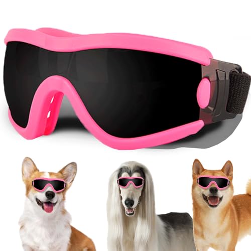 Mittlere Hundesonnenbrille mit verstellbarem Band, UV-Schutz, Winddichte Hundebrille, geeignet zum Schutz der Hundeaugen, weiche Hundebrille Mittlere Hundesonnenbrille mit verstellbarem Band, UV-Schutz, Winddichte Hundebrille, geeignet zum Schutz der Hundeaugen, weiche Hundebrille von NICERINC PET