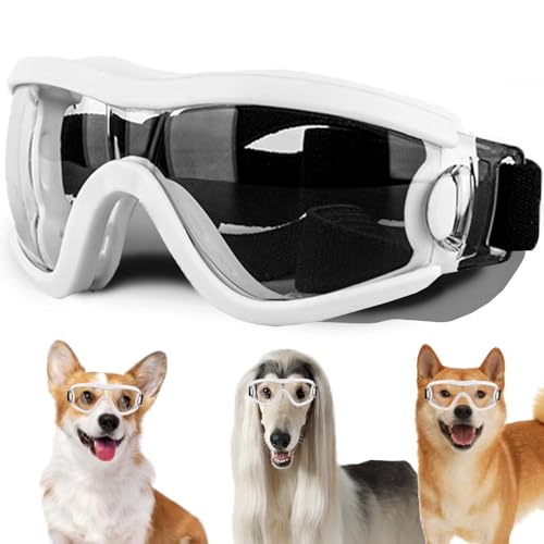 Mittlere Hundesonnenbrille mit verstellbarem Band, UV-Schutz, Winddichte Hundebrille, geeignet zum Schutz der Hundeaugen, weiche Hundebrille Mittlere Hundesonnenbrille mit verstellbarem Band, UV-Schutz, Winddichte Hundebrille, geeignet zum Schutz der Hundeaugen, weiche Hundebrille von NICERINC PET