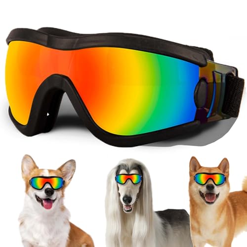 Mittlere Hundesonnenbrille mit verstellbarem Band, UV-Schutz, Winddichte Hundebrille, geeignet zum Schutz der Hundeaugen, weiche Hundebrille Mittlere Hundesonnenbrille mit verstellbarem Band, UV-Schutz, Winddichte Hundebrille, geeignet zum Schutz der Hundeaugen, weiche Hundebrille von NICERINC PET