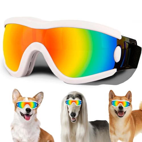 Mittlere Hundesonnenbrille mit verstellbarem Band, UV-Schutz, Winddichte Hundebrille, geeignet zum Schutz der Hundeaugen, weiche Hundebrille Mittlere Hundesonnenbrille mit verstellbarem Band, UV-Schutz, Winddichte Hundebrille, geeignet zum Schutz der Hundeaugen, weiche Hundebrille von NICERINC PET