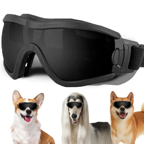 Mittlere Hundesonnenbrille mit verstellbarem Band, UV-Schutz, Winddichte Hundebrille, geeignet zum Schutz der Hundeaugen, weiche Hundebrille Mittlere Hundesonnenbrille mit verstellbarem Band, UV-Schutz, Winddichte Hundebrille, geeignet zum Schutz der Hundeaugen, weiche Hundebrille von NICERINC PET