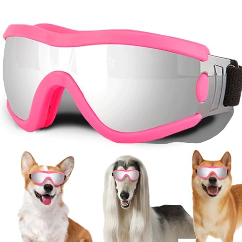 Mittlere Hundesonnenbrille mit verstellbarem Band, UV-Schutz, Winddichte Hundebrille, geeignet zum Schutz der Hundeaugen, weiche Hundebrille Mittlere Hundesonnenbrille mit verstellbarem Band, UV-Schutz, Winddichte Hundebrille, geeignet zum Schutz der Hundeaugen, weiche Hundebrille von NICERINC PET