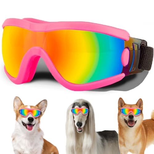 Mittlere Hundesonnenbrille mit verstellbarem Band, UV-Schutz, Winddichte Hundebrille, geeignet zum Schutz der Hundeaugen, weiche Hundebrille Mittlere Hundesonnenbrille mit verstellbarem Band, UV-Schutz, Winddichte Hundebrille, geeignet zum Schutz der Hundeaugen, weiche Hundebrille von NICERINC PET