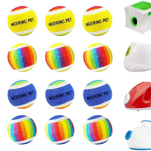 NICERINC PET X-Small Dog Tennisbälle Hundespielzeug Ball Interior Bell 3,8 cm 12 Stück Fit Ball Launchers NICERINC PET X-Small Dog Tennisbälle Hundespielzeug Ball Interior Bell 3,8 cm 12 Stück Fit Ball Launchers von NICERINC PET