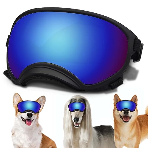 Sonnenbrille für kleine Hunde mit verstellbarem Riemen, UV-Schutz, winddicht, geeignet für kleine Hunde, Haustierbrillen, Augenschutz, weiche Hundebrille Sonnenbrille für kleine Hunde mit verstellbarem Riemen, UV-Schutz, winddicht, geeignet für kleine Hunde, Haustierbrillen, Augenschutz, weiche Hundebrille von NICERINC PET