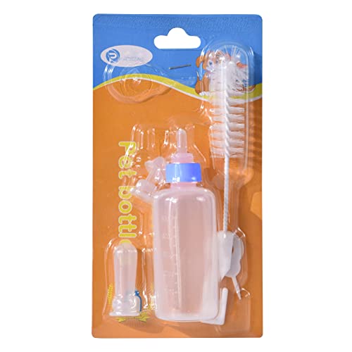 NICEYEA Aufzuchtflasche Haustier 60ml Pet Milchflasche Haltbares Wasser Milch Flasche Neugeborene Pet Kleine Hunde Welpen Katze Milch Fläschchen mit Nippel Pinsel Set Pet Babyflasche Fütterung Gerät NICEYEA Aufzuchtflasche Haustier 60ml Pet Milchflasche Haltbares Wasser Milch Flasche Neugeborene Pet Kleine Hunde Welpen Katze Milch Fläschchen mit Nippel Pinsel Set Pet Babyflasche Fütterung Gerät von NICEYEA