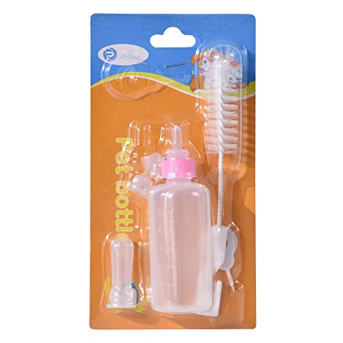 NICEYEA Aufzuchtflasche Haustier 60ml Pet Milchflasche Haltbares Wasser Milch Flasche Neugeborene Pet Kleine Hunde Welpen Katze Milch Fläschchen mit Nippel Pinsel Set Pet Babyflasche Fütterung Gerät NICEYEA Aufzuchtflasche Haustier 60ml Pet Milchflasche Haltbares Wasser Milch Flasche Neugeborene Pet Kleine Hunde Welpen Katze Milch Fläschchen mit Nippel Pinsel Set Pet Babyflasche Fütterung Gerät von NICEYEA