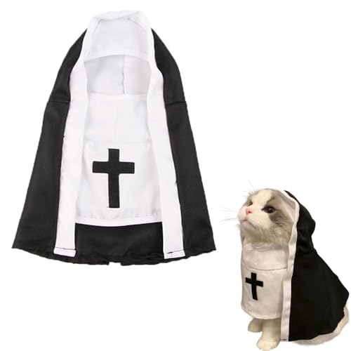 Haustierkostüm für Katzen und Hunde, lustiges Halloween-Umhang, Outfit für kleine Hunde, Cosplay, Urlaubsanzug von NICEYEA