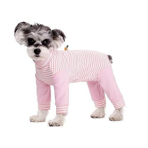 NICNICPET Warmer Mantel für Hunde, elastisch, warm, Dralon, Haustier-Einteiler, Kleidung, schützt Gelenke, Anti-Haare, Anti-Lecken, Hunde-Pyjama, Schlafanzug für Welpen, Katzen, kleine Hunde (XS, von NICNICPET