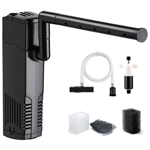 NICREW Aquarium Innenfilter, Einstellbarer Durchfluss Aquarienfilter mit Wasserpumpe für Aquarium von bis 80L, Leise, 7 W NICREW Aquarium Innenfilter, Einstellbarer Durchfluss Aquarienfilter mit Wasserpumpe für Aquarium von bis 80L, Leise, 7 W von NICREW