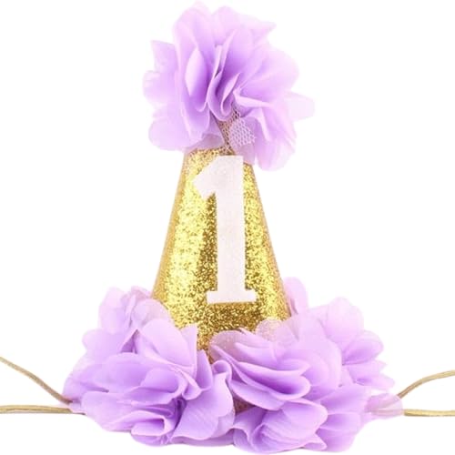 NIDONE Hund Geburtstagshut, Paillettenkegelhut Hunde Katzen Einer Größe Hundehut mit Blumenzubehör und einstellbar NIDONE Hund Geburtstagshut, Paillettenkegelhut Hunde Katzen Einer Größe Hundehut mit Blumenzubehör und einstellbar von NIDONE
