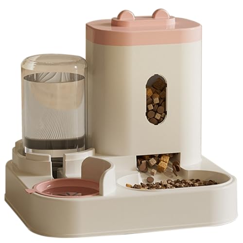 Katzenfutter- und Wasserspender 2 in 1 Automatische Katzenfuttermittel Wasserer Abnehmbarer Katzenfutter und Wasserschale Setzen Katzenfutter- und Wasserspender 2 in 1 Automatische Katzenfuttermittel Wasserer Abnehmbarer Katzenfutter und Wasserschale Setzen von NIDONE