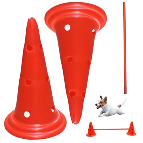 NIDONE Hundeagilities Ausrüstung Height & Breite einstellbare Hundebastelungskurse umfasst 2 Zapfen und 1 Cross Bar Outdoor Hinterhof Hundeagilities Kurs zum Training, Training, Hundeversorgung NIDONE Hundeagilities Ausrüstung Height & Breite einstellbare Hundebastelungskurse umfasst 2 Zapfen und 1 Cross Bar Outdoor Hinterhof Hundeagilities Kurs zum Training, Training, Hundeversorgung von NIDONE