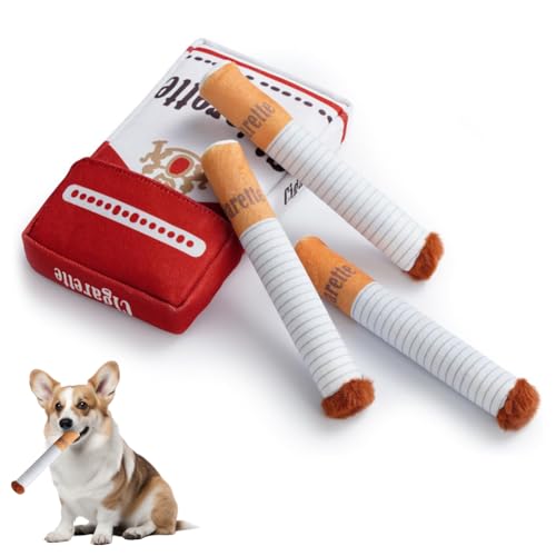 NIEEKRUN Hundespielzeug, Quietschendes Hundespielzeug, lustiges förmiges Plüsch mit Hundespielzeugfür kleine, mittelgroße Hunde interaktives Spielzeug von NIEEKRUN