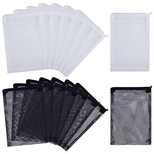 NIEI 80 Stücke Aquarium Mesh Media Filter Beutel, Nylon Media Filter Mesh Tasche mit Reißverschluss (für Partikel Carbon), Balls von NIEI