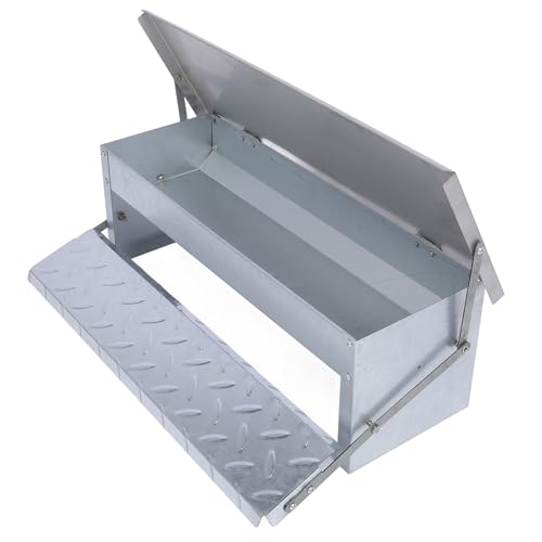 Automatischer HüHnerfuttermittel, GroßE KapazitäT Rostfreie Edelstahl -Treadle -GeflüGelfuttermittel, Coop -ZubehöR FüR HüHnchen, Bantams, GeflüGel, Fasane Automatischer HüHnerfuttermittel, GroßE KapazitäT Rostfreie Edelstahl -Treadle -GeflüGelfuttermittel, Coop -ZubehöR FüR HüHnchen, Bantams, GeflüGel, Fasane von NINESHE