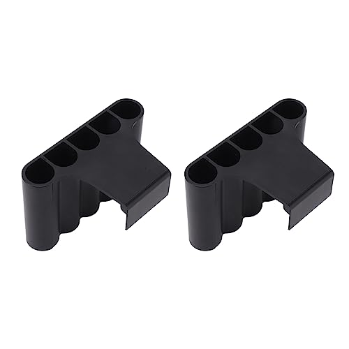 NINESHE 2Pcs Aquarium Pflanzenhalter, 5 Loch EIN Stück Separates Hängendes Aquariumpflanzenhalter, Aquariumpflanzen Dekorationen für Pothos, Lotusblume, Narzissen (Kurzer Haken) von NINESHE
