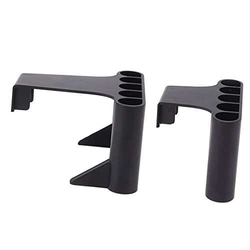 NINESHE 2Pcs Aquarium Pflanzenhalter, 5 Loch EIN Stück Separates Hängendes Aquariumpflanzenhalter, Aquariumpflanzen Dekorationen für Pothos, Lotusblume, Narzissen (Langer Haken kurzer Haken) von NINESHE