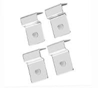 NINESHE 4Pcs Aquariumabdeckungshalterung, 5 Größen Edelstahl Fischglasabdeckungsclip, Fischdeckelhalter, Aquariumglasabdeckungsclip 5 mm, 6 mm, 8 mm, 10 mm, 12 Mm (10 mm) von NINESHE