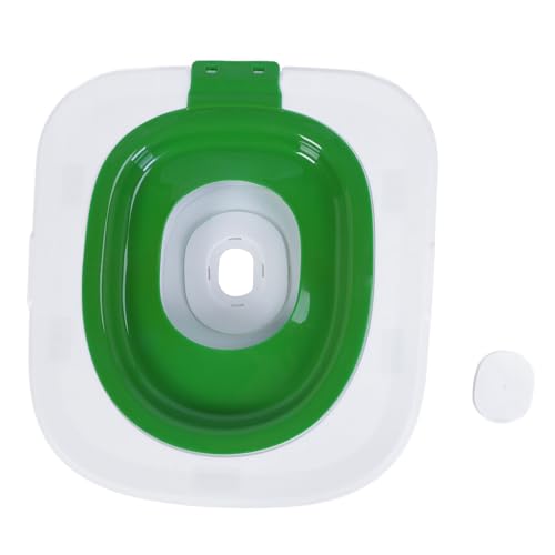 NINESHE Cat Toilet Training Kit, Wiederverwendbares Teach Kitty, Um Toilette zu Verwenden, Abnehmbares Haustier Toiletten Trainingssystem, Cat Toilet Trainer Urinal für Katzen Aller (Grün) von NINESHE