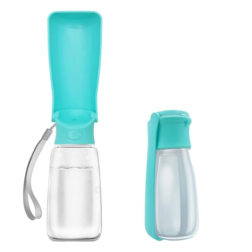 NINGESHOP 550ml Tragbare Haustier Trinkflasche, Faltbare Hund Katze Haustiere Auslaufsicher Wasserflasche, Hunde Trinkflasche für Täglich Spazieren, Wandern, Reisen, Outdoor NINGESHOP 550ml Tragbare Haustier Trinkflasche, Faltbare Hund Katze Haustiere Auslaufsicher Wasserflasche, Hunde Trinkflasche für Täglich Spazieren, Wandern, Reisen, Outdoor von NINGESHOP