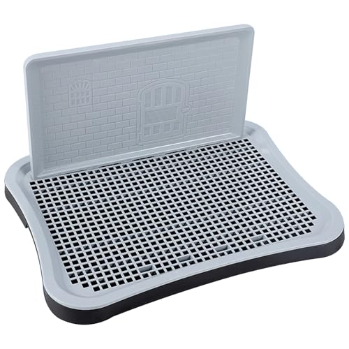 Hundeköpfchen, 20x16 Zoll spritzsicherer Hundetoilette mit Wand- und Urin-Trog, abnehmbar und leicht zu reinigen Haustiervorräte für Zuhause, Haustiergeschäftsdächer Box Hundeköpfchen, 20x16 Zoll spritzsicherer Hundetoilette mit Wand- und Urin-Trog, abnehmbar und leicht zu reinigen Haustiervorräte für Zuhause, Haustiergeschäftsdächer Box von NIOMICO